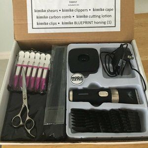 New Hair Cutting Kit Cordless Clipper Kimiko Shear
